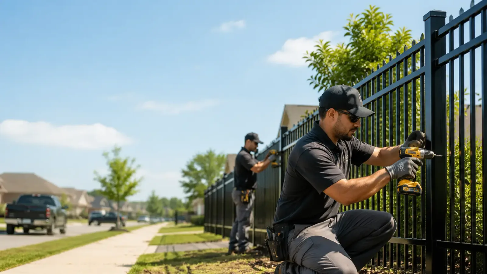 Metal Fence Installation in Massachusetts